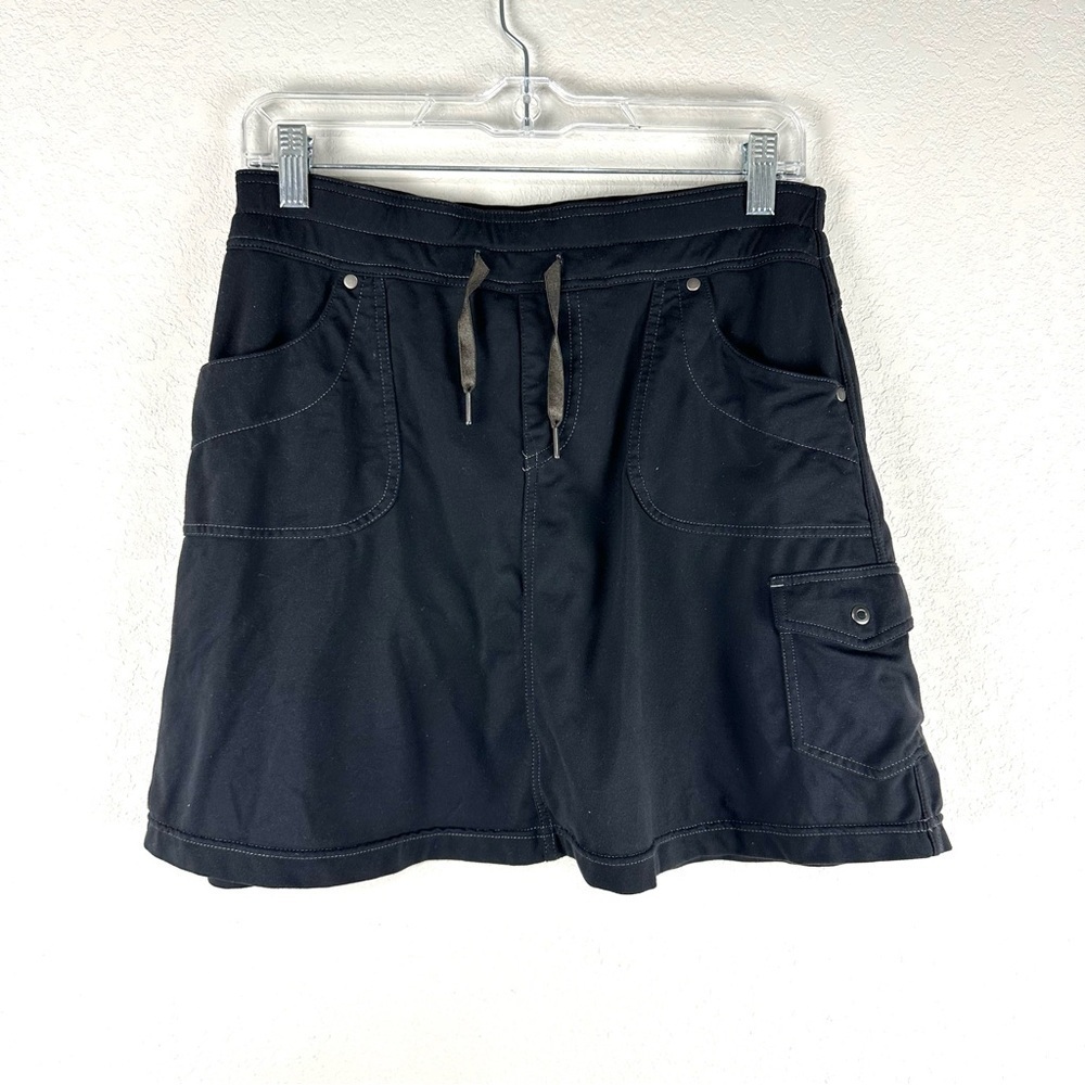 Kuhl Black Hiking Outdoor Athletic Athleisure A-Line Skort Skirt Size Small